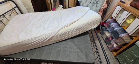FREE Twin Mattress and Boxspring with headboard and basic frame