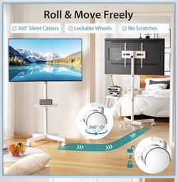Brand New Rolling TV Stand with Wheels
