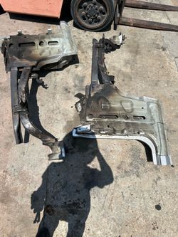 Jeep Wrangler JKU Front Tub Rails Fender Support OEM 2007 through 2018