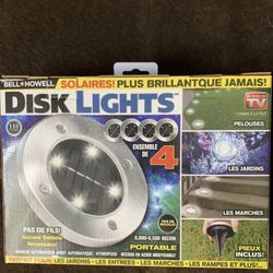Garden disc light