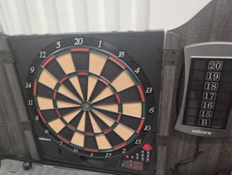 Unicorn Vanquish Dart Board Cabinet With Accessories