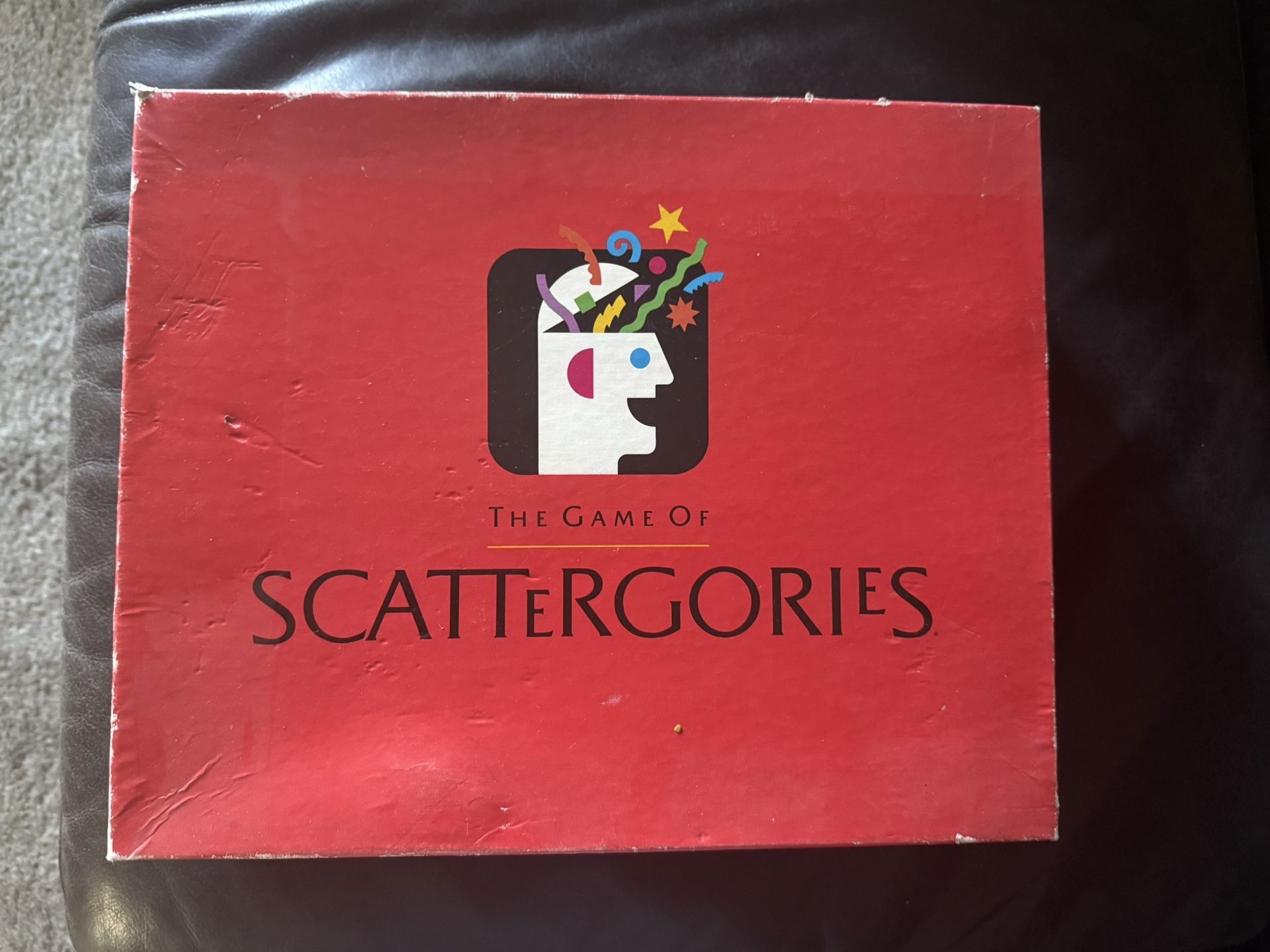 The Game of Scattegories Party Card