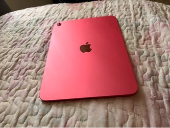 Pink apple iPad