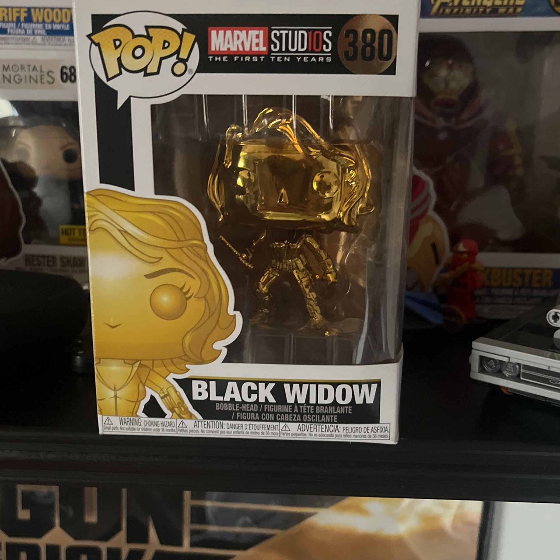 Gold Black Widow Funko Pop