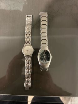 Lot of 2 watches- Skagen Denmark and Bijoux Terner