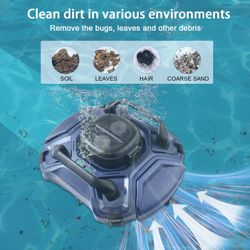 Uoark Cordless Robotic Pool Cleaner - Dual-Motor, 120 Min Runtime