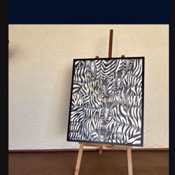 One Zebra Framed Print Zebras Artwork Art Work Decor