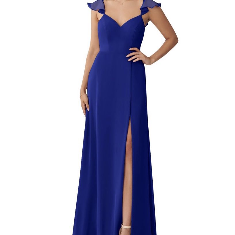 Dress Azazie Brand Royal blue