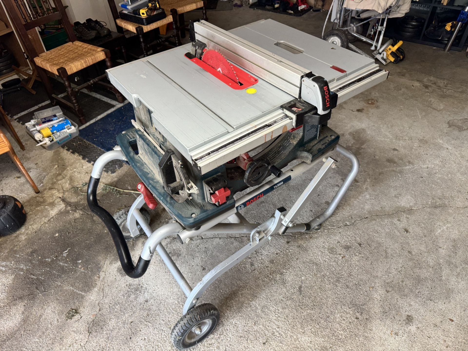Bosch® 10" Jobsite Table Saw with Gravity-Rise Wheeled Stand