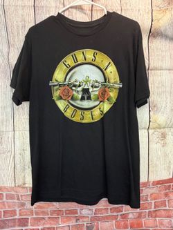 Guns N’ Roses Black Graphic Short-Sleeve T-Shirt, Men’s Large