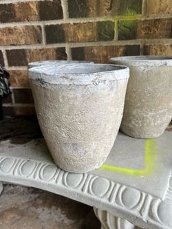 Cement pots