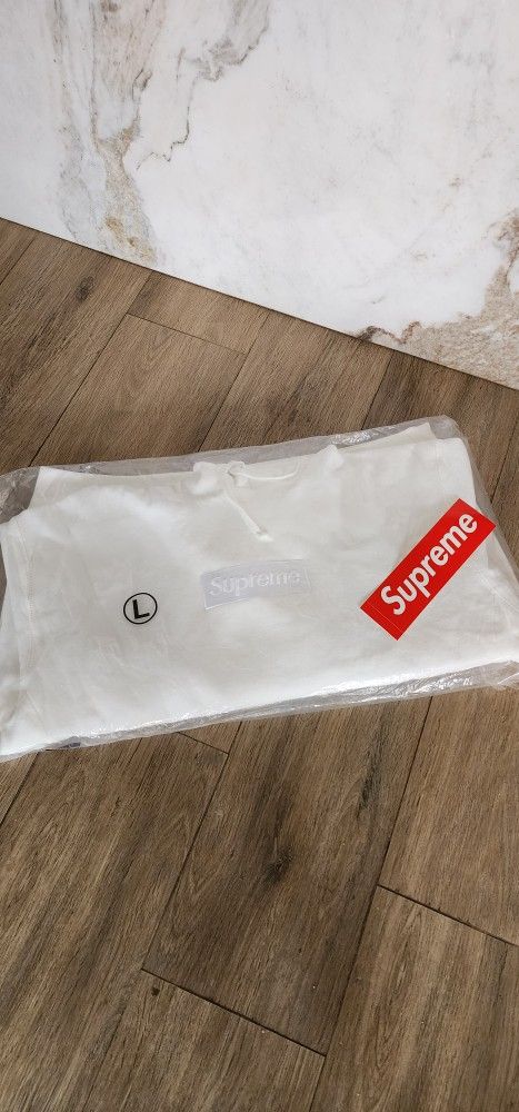 Supreme Box Logo Size Large White