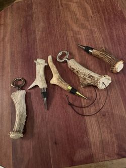 Antler Bottle Opener And Wine Stopper EACH
