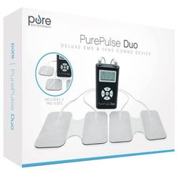 Pure Enrichment PurePulse DUO TENS & EMS Muscle Stimulator Bundle