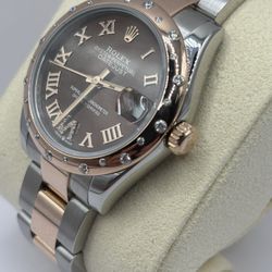 31mm Ladies Rolex Everose 18k. Automatic 