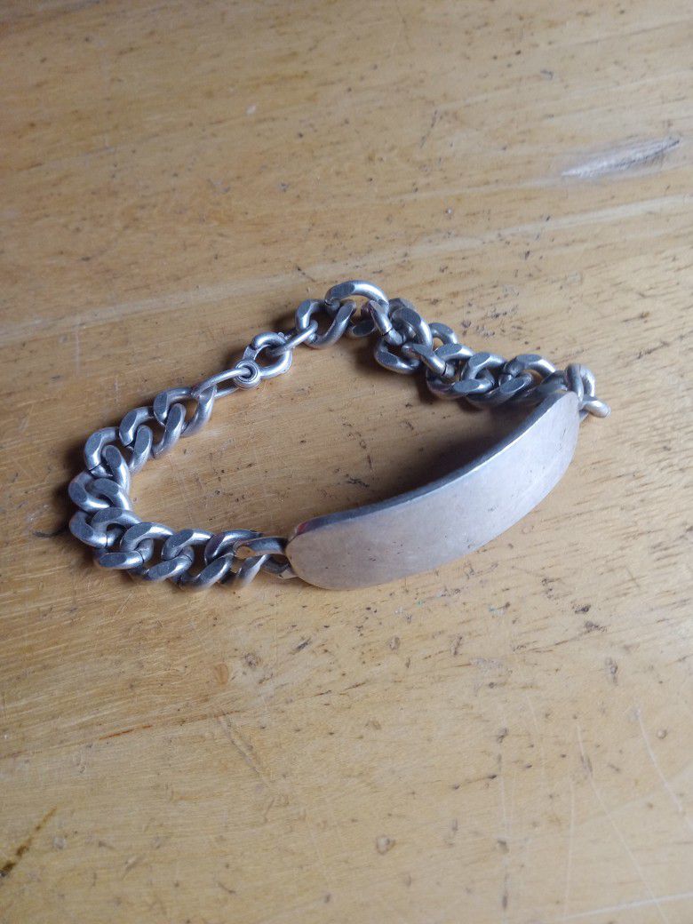 Engravable Sterling Silver Bracelet