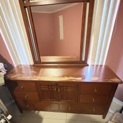 Dresser With A Mirror 
