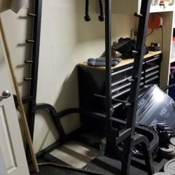 Bench and Squat Rack