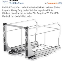 Pull Out Trash Cabinet 