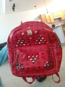 Red MCM bag