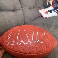 San Diego Chargers Eric Weddle Autographed Football Legit No COA
