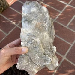 Large Raw Natural Crystal Selenite Mineral Specimen Rock Healing Gypsum Quartz Estate Find Collectible Stone Large Heavy Rock Decor 