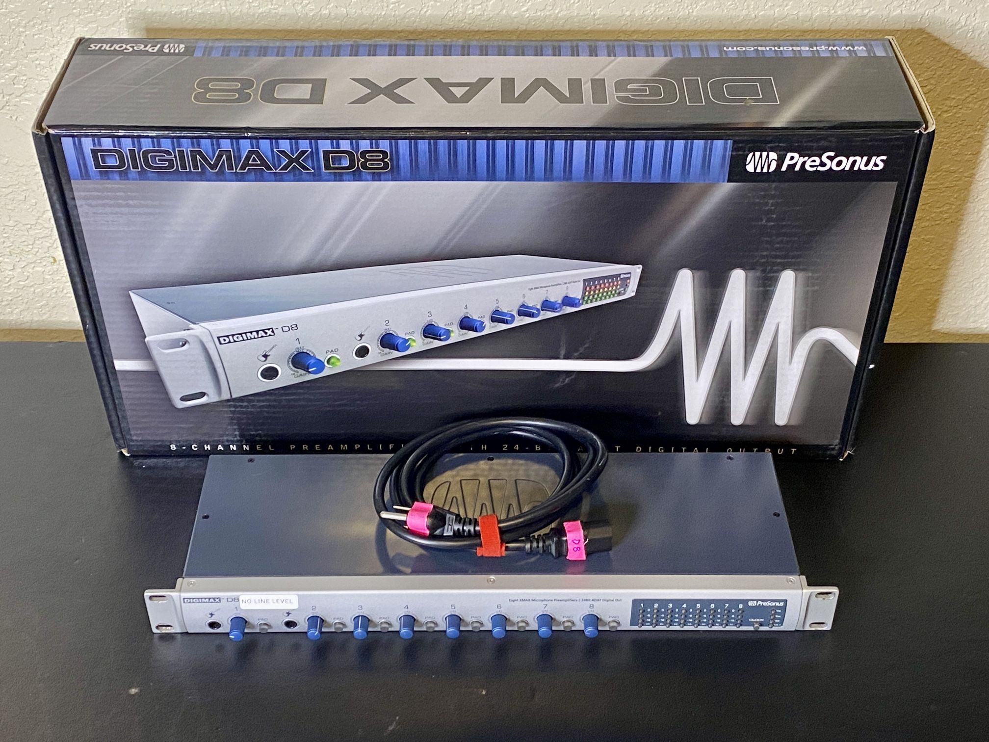 PreSonus DigiMax D8 8-Channel Mic Preamp with Digital Output