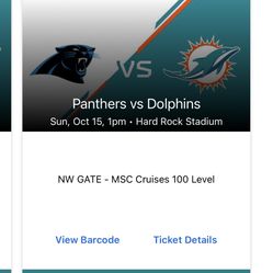 Miami Dolphins Vs Panthers 