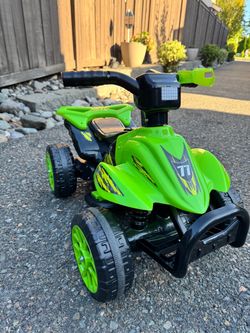 Kids Electric Ride-On ATV Quad 6V — Green — $30 OBO