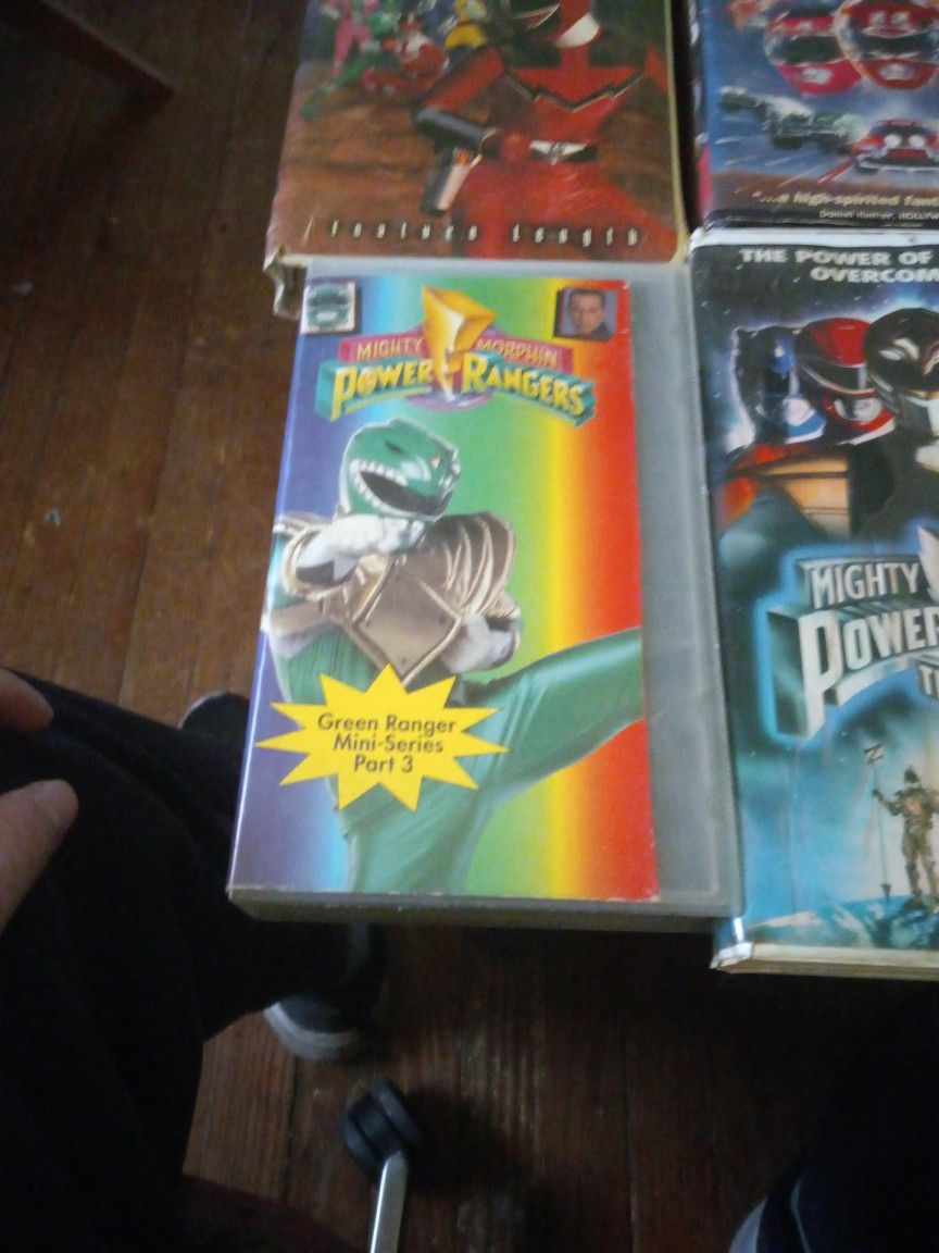 Power Rangers Vhs Tape