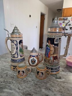 Vintage German/Austrian Beer Steins