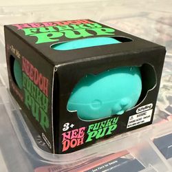 Nee Doh Needoh Schylling Funky Pup Dog Green Stress Sensory Fidget Toy Squeeze