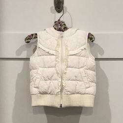 Old Navy Baby Cream Puffer Vest