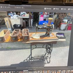 Reliance Sewing Machine With Cast Iron Base