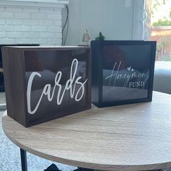 Wedding Cards Box & Honeymoon Fund Box 