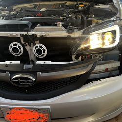 2008-2014 subaru wrx/sti C-Style headlights-used but like new