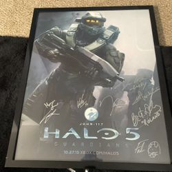 Signed Halo Poster