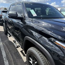 Black Nerf Bars With Step In Bars