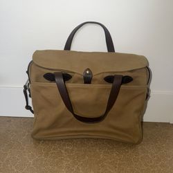 Filson Rugged Twill Original Briefcase - Tan