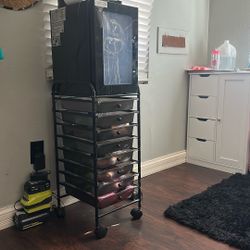 Cart Organizer & Mini Fridge 