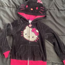 3T Hello Kitty Zip Up Sweater