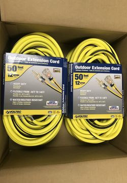 50' extension cord 12/3 GA
