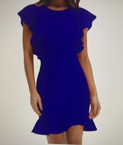 Dress - Sapphire Blue - New- Large 