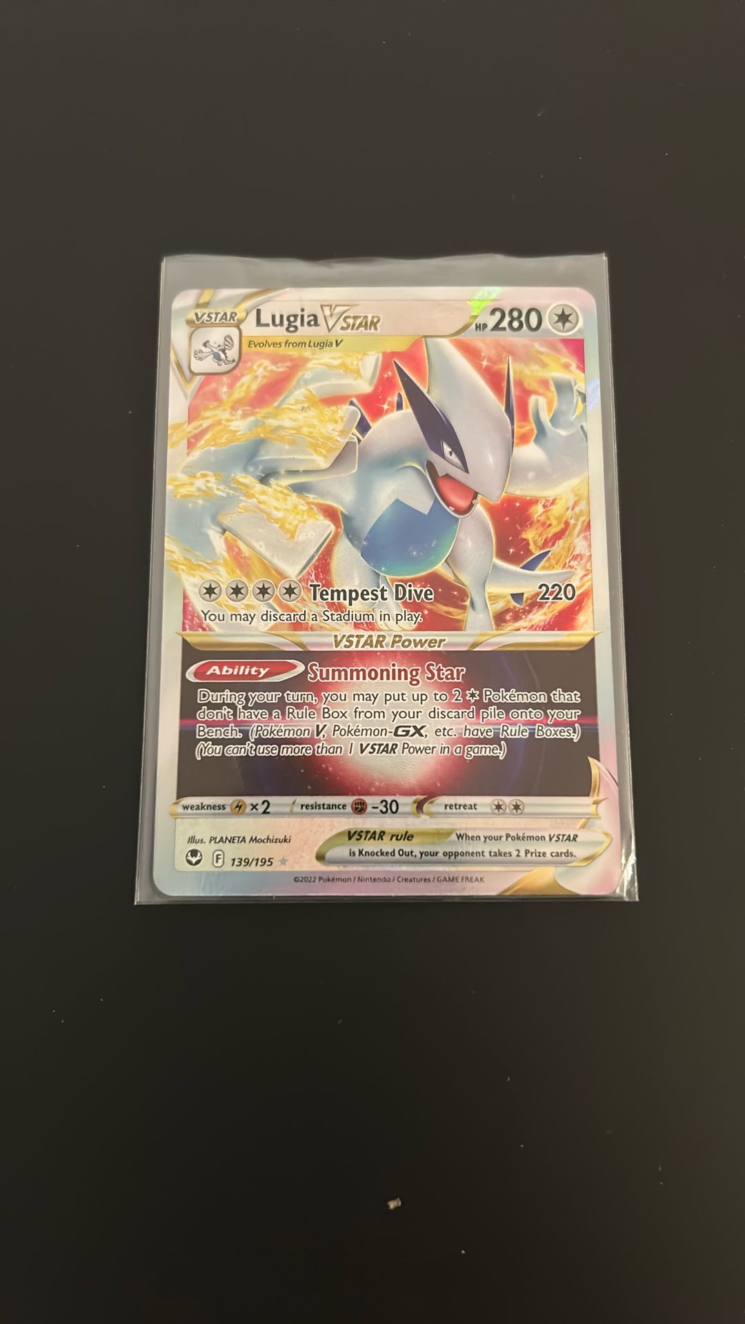 Lugia V Star 139/195 Pokemon Card