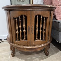 Antique Side Table Unique Wood 