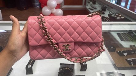 Chanel Classic Flap Bag Pink Caviar