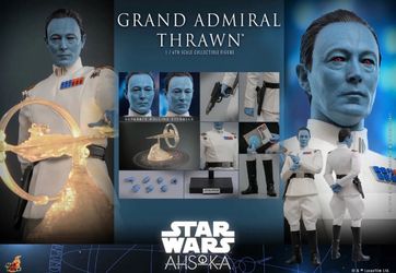 1/6 Hot Toys Star Wars Grand Admiral Thrawn Ashoka 12" Figure