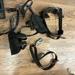 Tree Climbing Spikes And Belt And Strap 