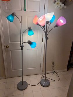 Multi-Head Floor Lamp Set of 2
