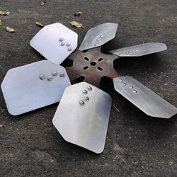 18" Aluminum Radiator Fan, 6 Blade , NON-clutch
